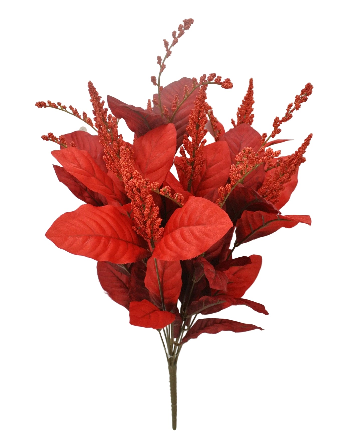 84481-RD | 23" | SATIN LAUREL BUSH X12 | RED