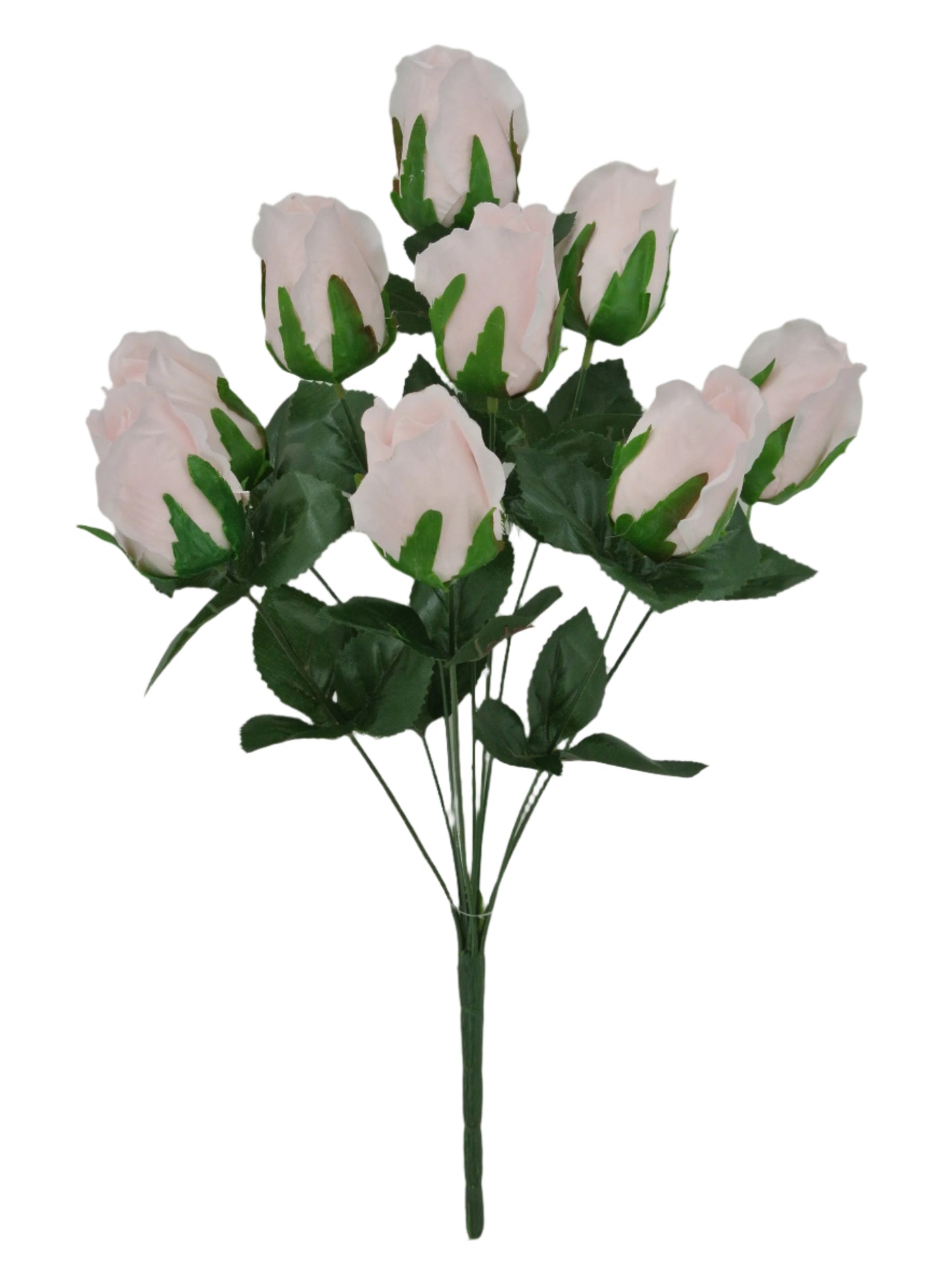 84804-PK | 20" | ROSE BUD BUSH X9 | PINK