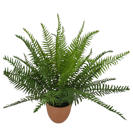 84825-UV | 20" | REAL TOUCH RUFFLE FERN