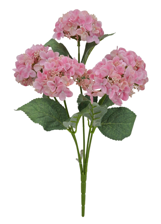 84845-PK | 17" | SOFT TOUCH HYDRANGEA | PINK