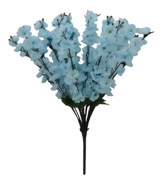 84890-BL | 25" | BLOOM BUSH X18 | BLUE