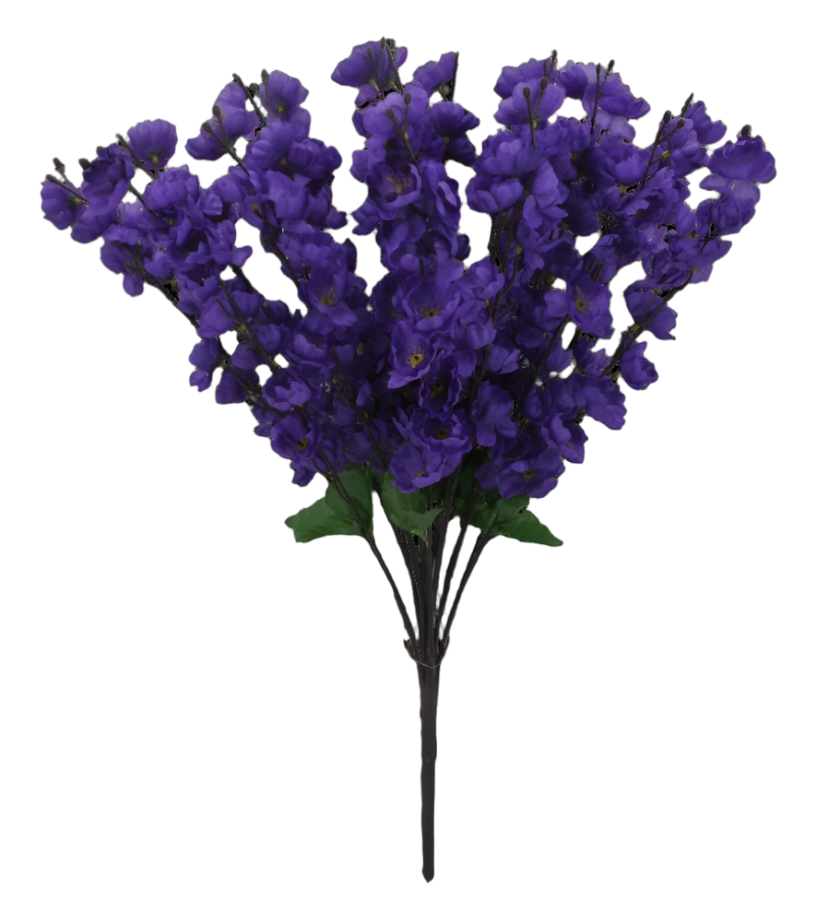 84890-PU | 25" | BLOOM BUSH X18 | PURPLE