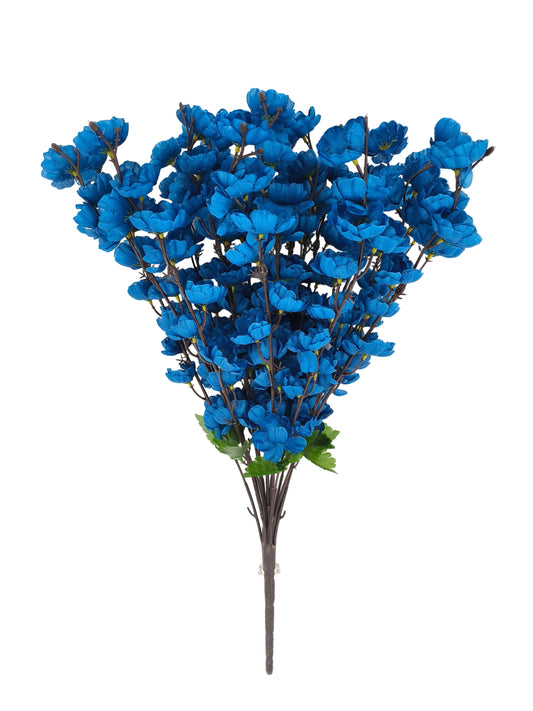 84890-ROBL | 25" | BLOSSOM BUSH X18 | ROYAL BLUE