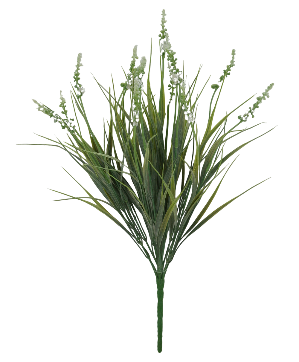 85000-CR | 20" | LAVENDER BUSH X14 | CREAM