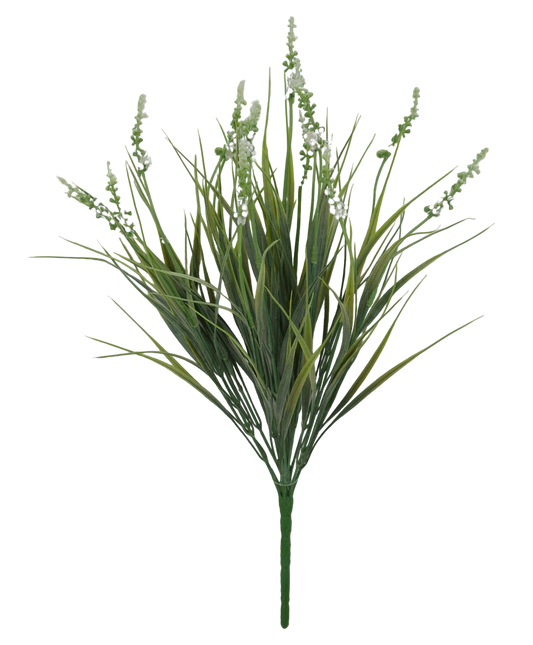 85000-CR | 20" | LAVENDER BUSH X14 | CREAM