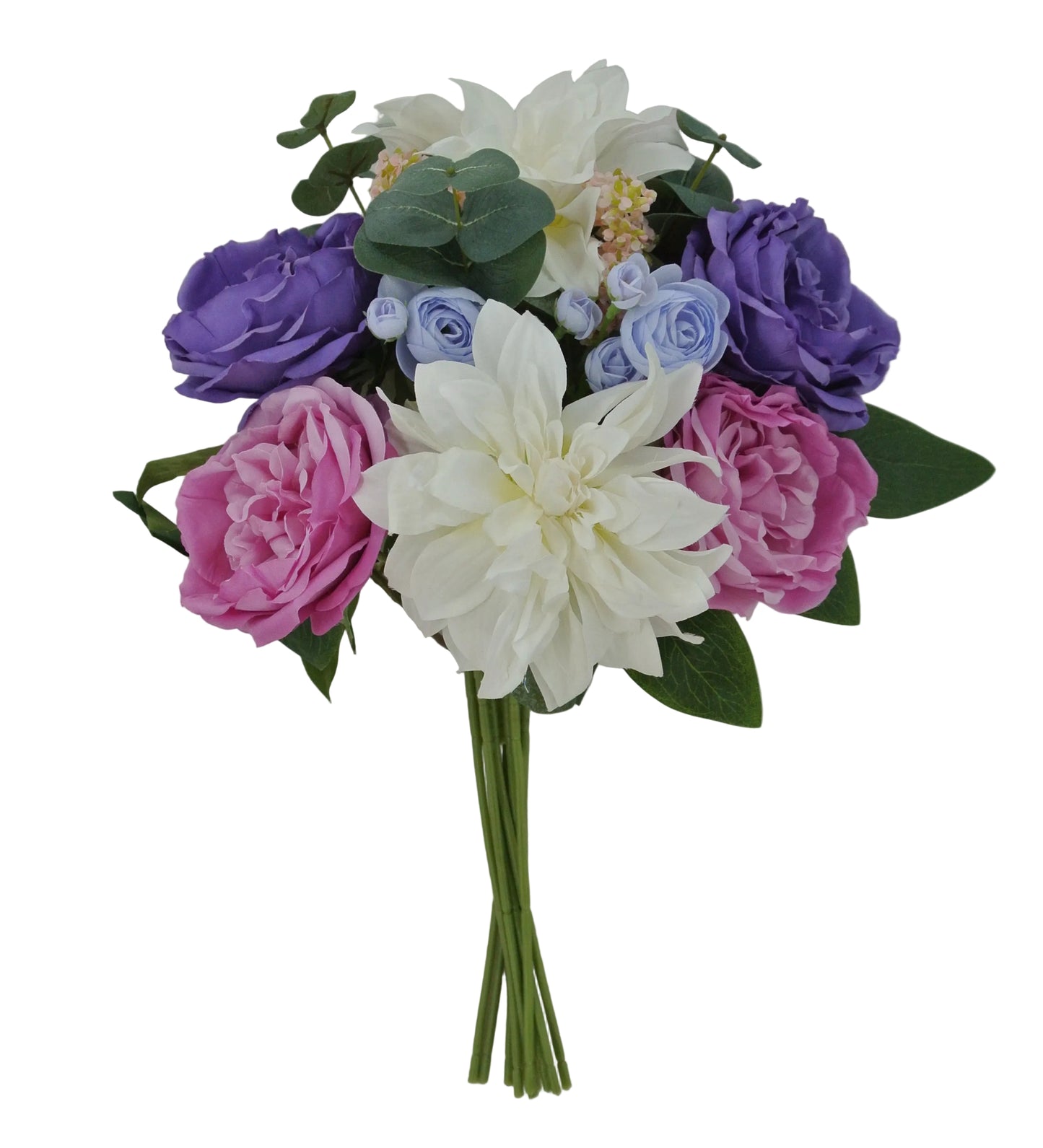 85028-PULVCR | 16" | DAHLIA AUSTIN ROSE | PURPLE/LAVENDER/CREAM