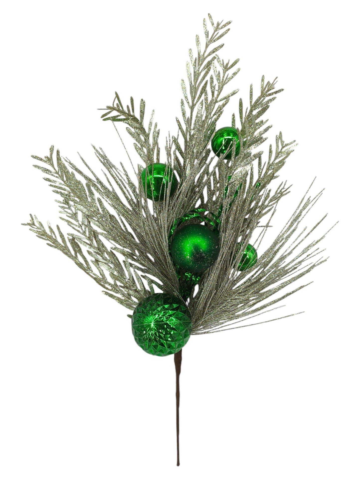 85154-GN | 24" | NEEDLE PINE PLASTIC LEAF | GREEN