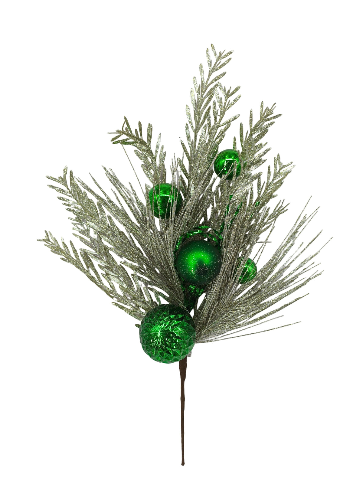 85154-GN | 24" | NEEDLE PINE PLASTIC LEAF | GREEN