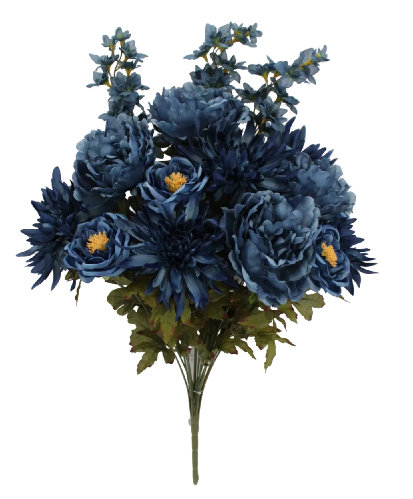 85205-BL | 27" | PEONY MUM ROSE | BLUE