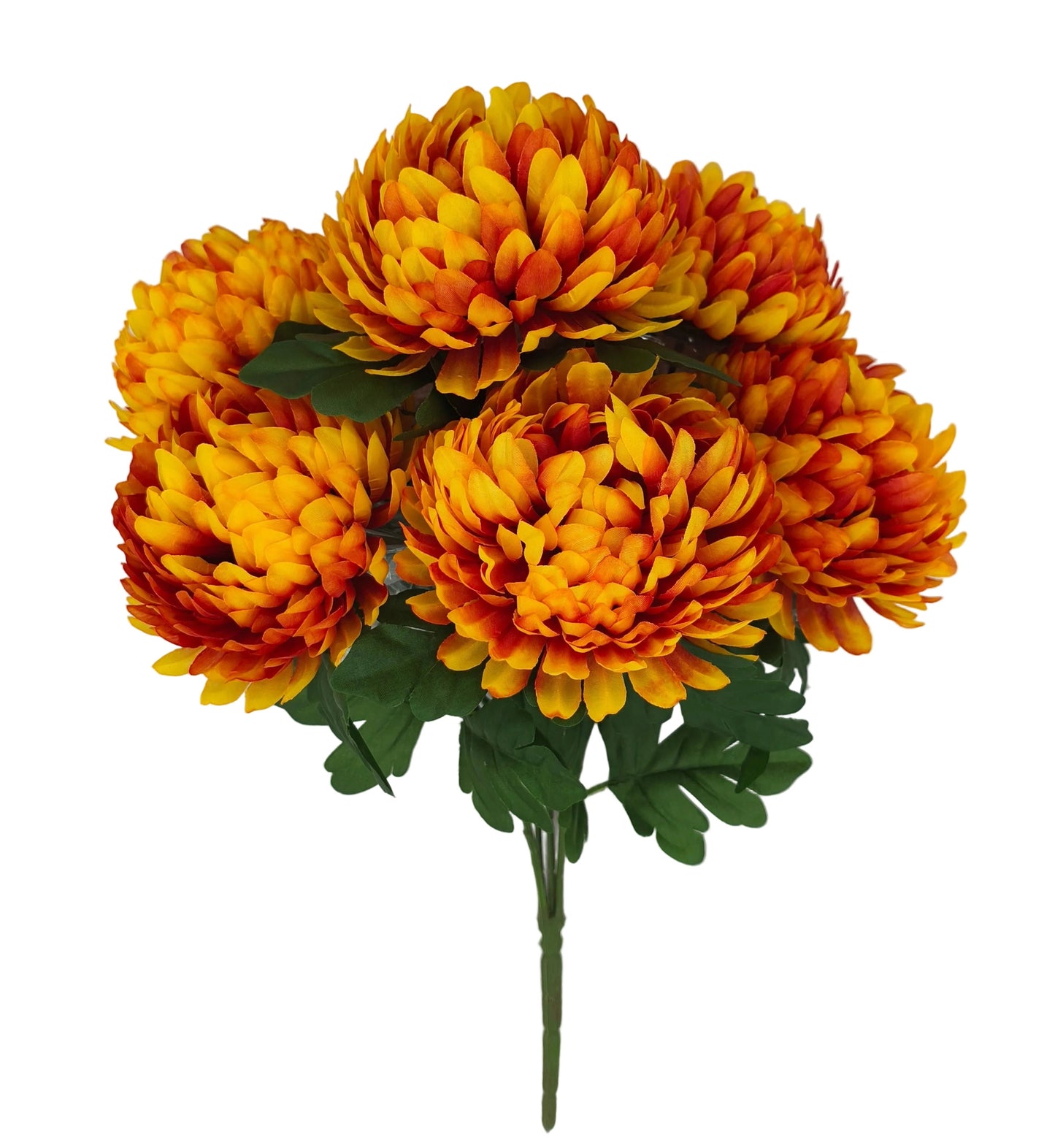 85210-GDOR | 19" | BALL MUM BUSH X7 | GOLD/ORANGE