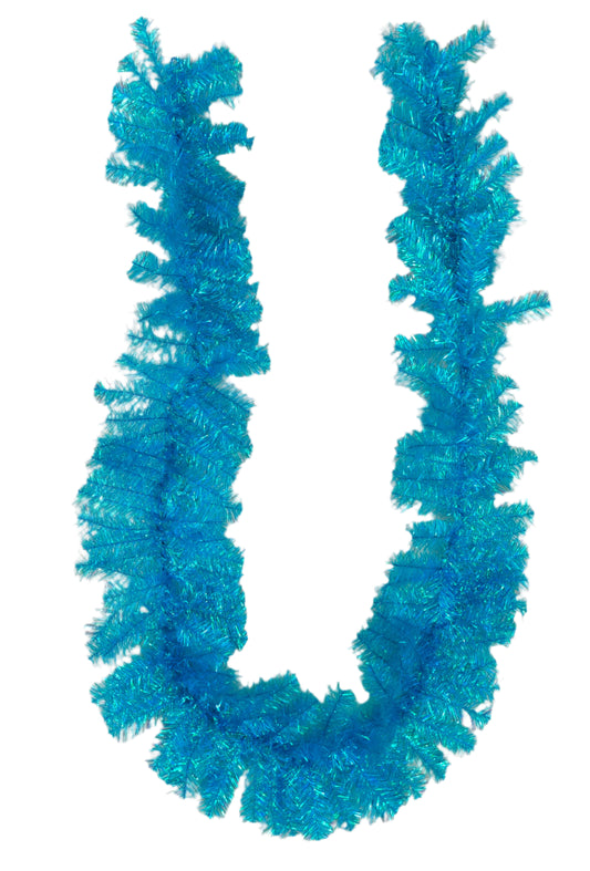 85221-BL | 9'L | Tinsel Garland | Blue