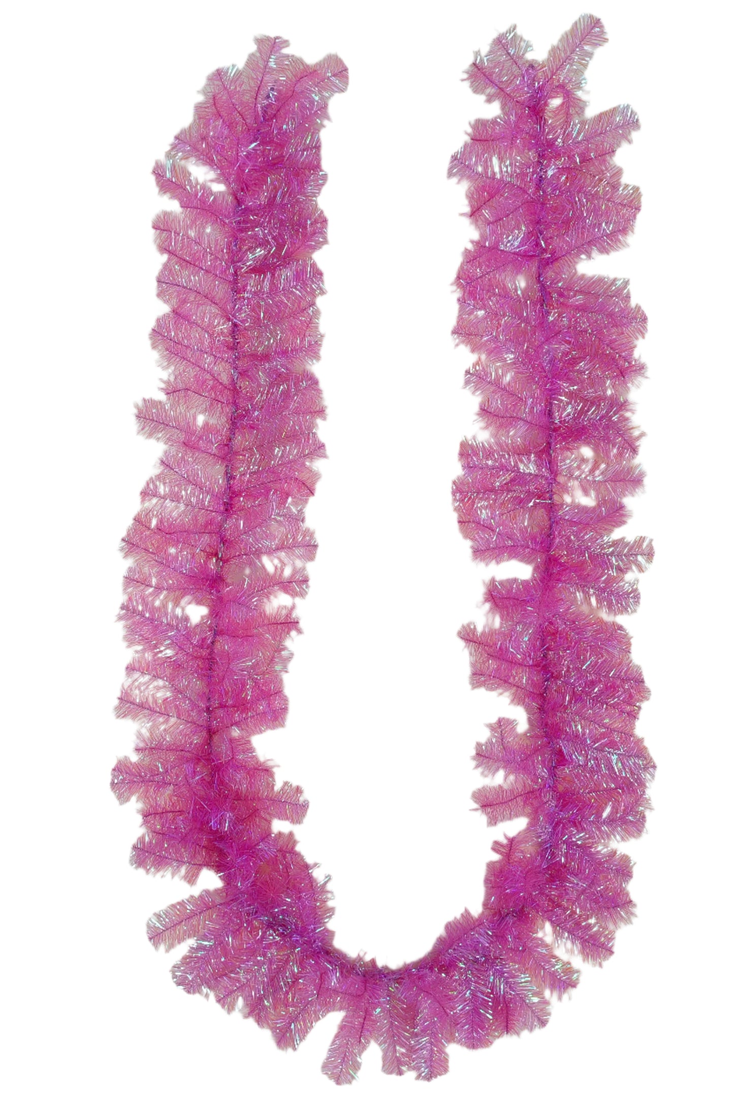 85221-PK | 9'L | Tinsel Garland | Pink