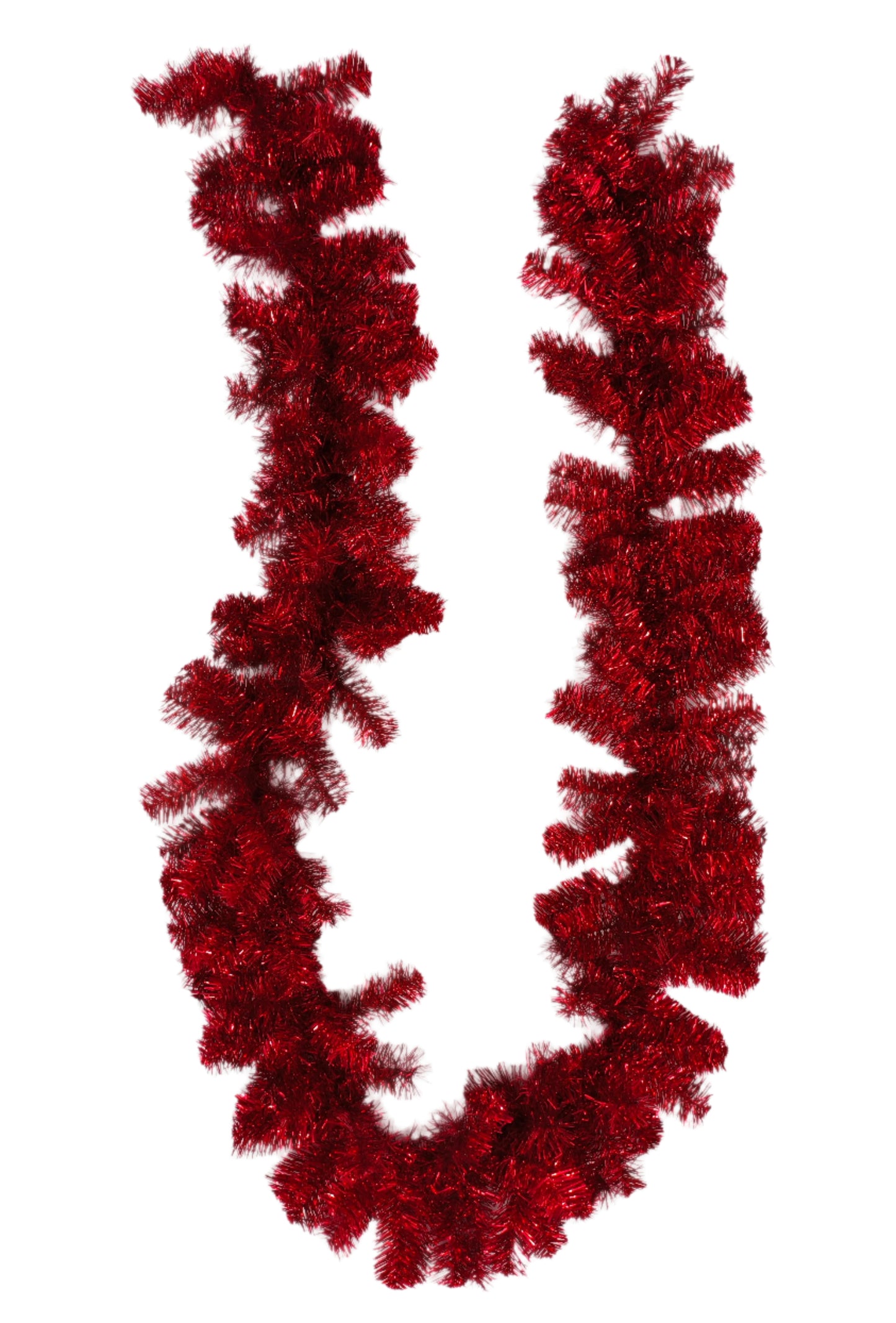85221-RD | 9'L | Tinsel Garland | Red