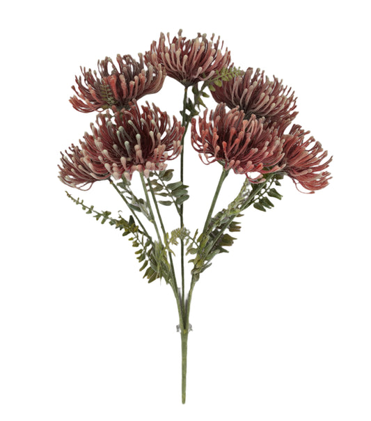 85319-MV | 19" | PROTEA BUSH X7 | MAUVE