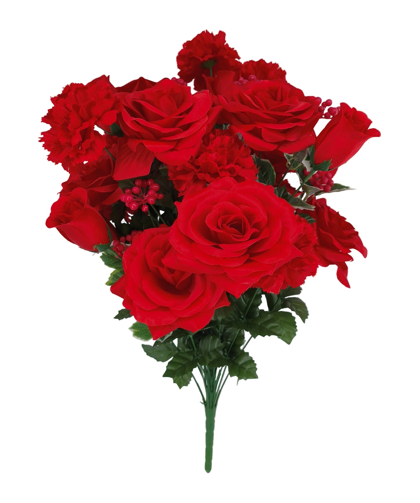 85325-RD | 28" | ROSE ROSEBUD CARNATION | RED
