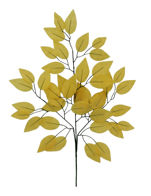 85352-YEL | 23" | FICUS SPRAY W/42 LVS | YELLOW | 12PCS/BUNDLE