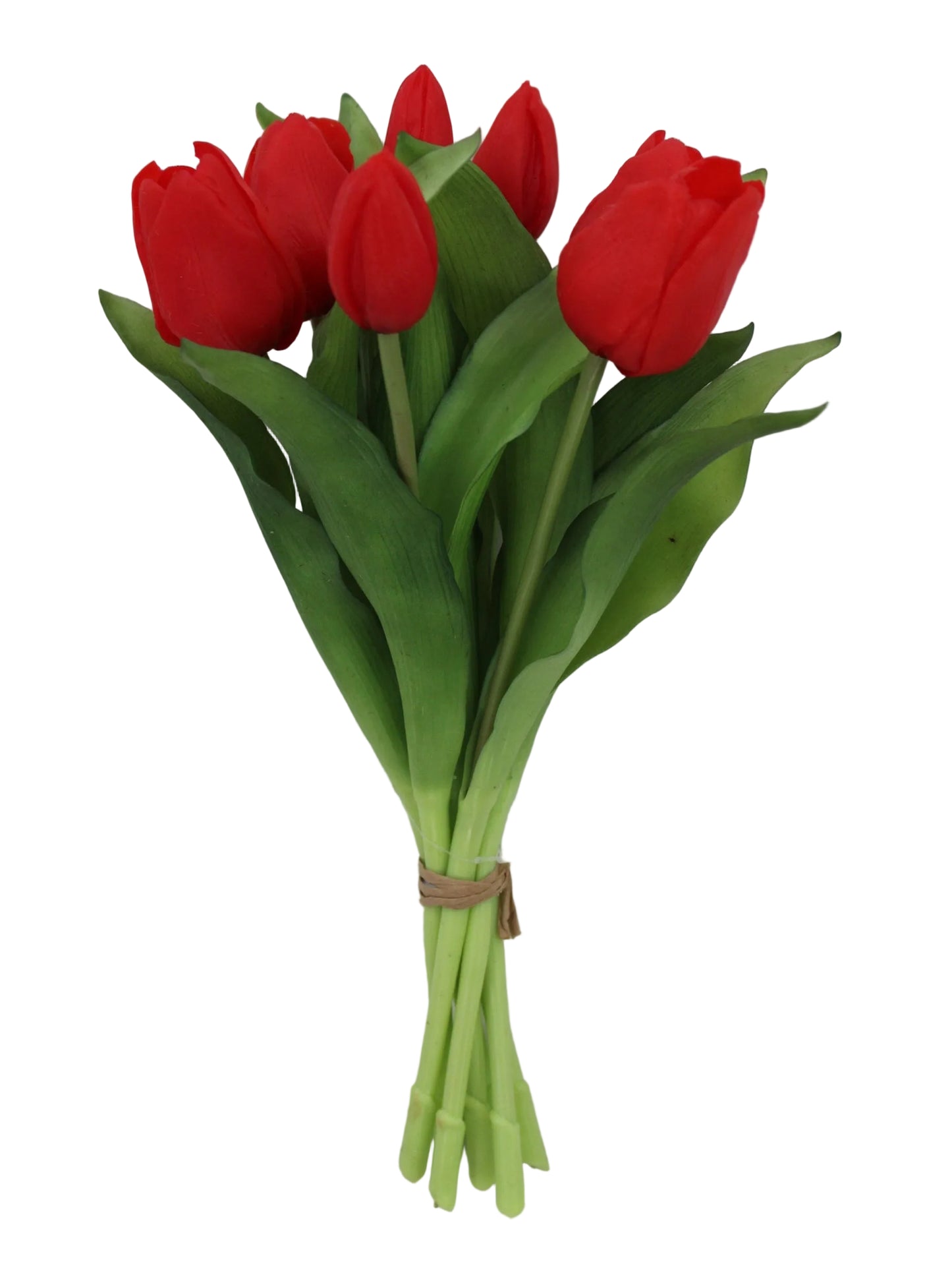85465-RD | 12" | SOFT TOUCH TULIP BUNDLE | RED