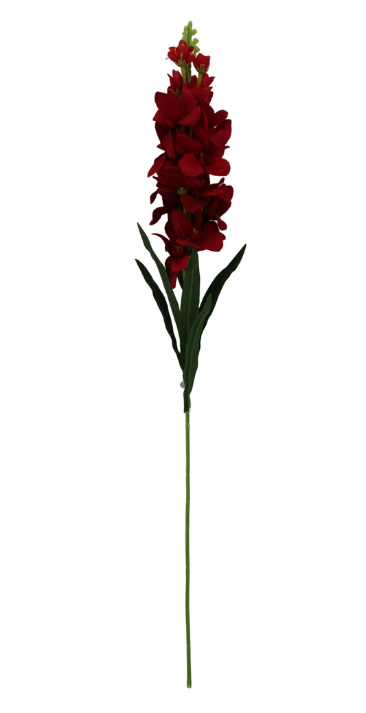 85471-RD | 35.5" | SINGLE DELPHINIUM | RED