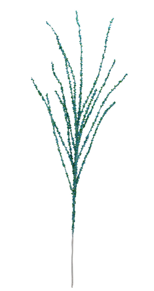 85522-GNBL | 52" | Berry Spray | Green/Blue