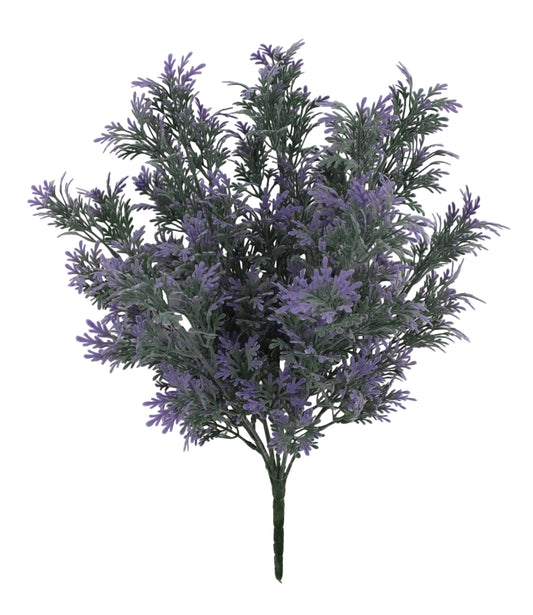 85560 | 18" | PLASTIC LVS BUSH X9 | PURPLE