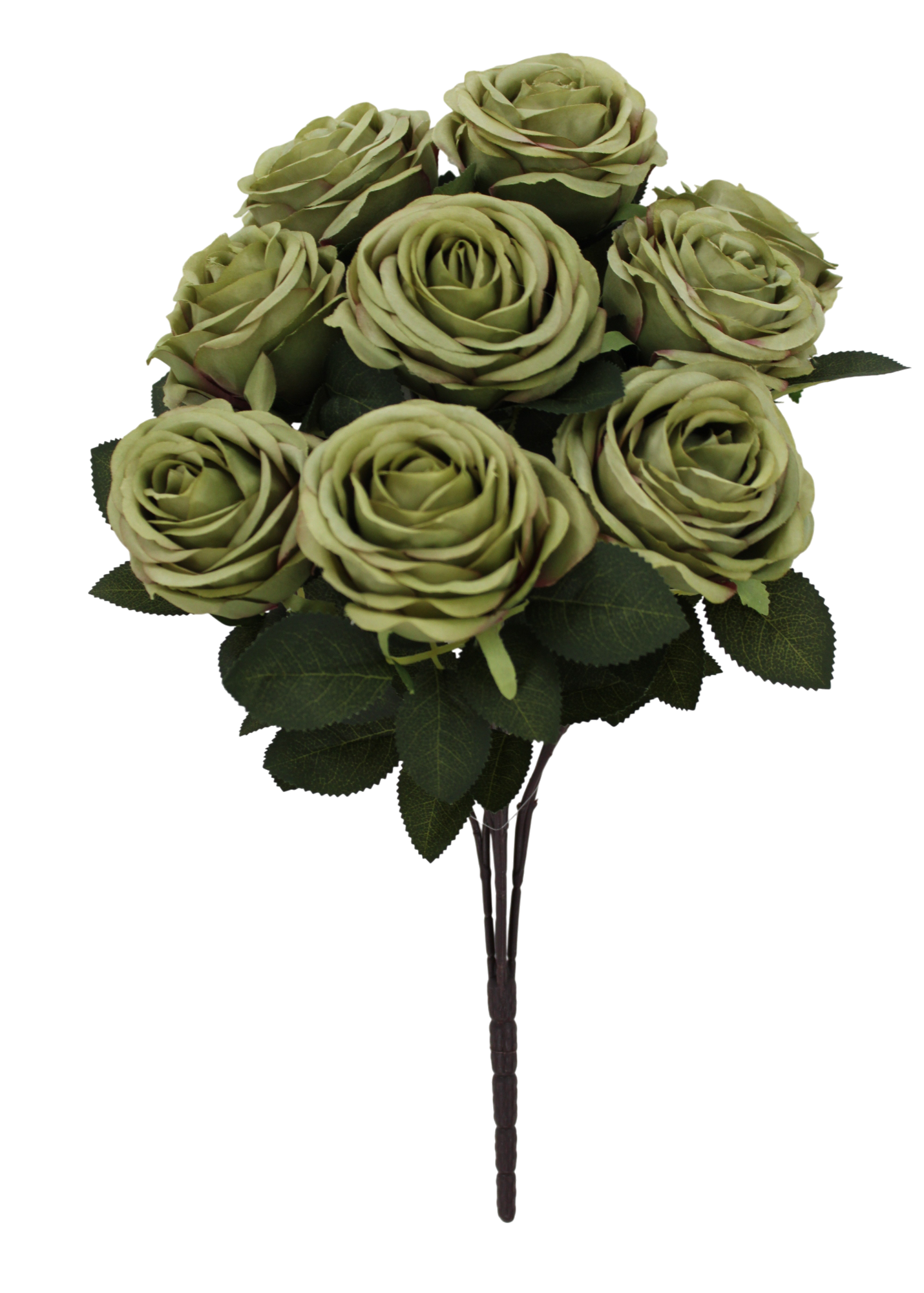 85694-GN | 19" | ROSE BUSH X9 | GREEN