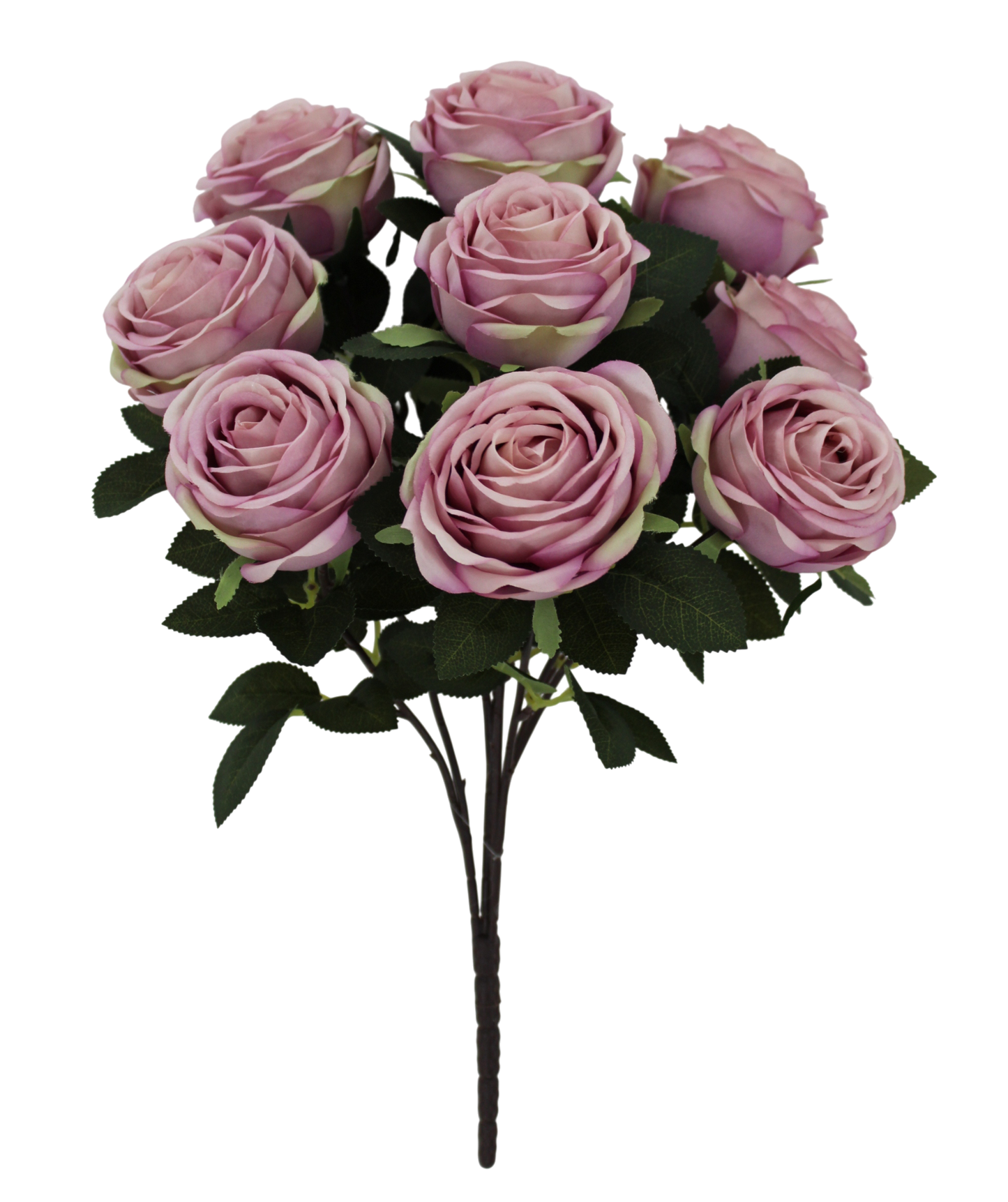 85694-LV | 19" | ROSE BUSH X9 | LAVENDER
