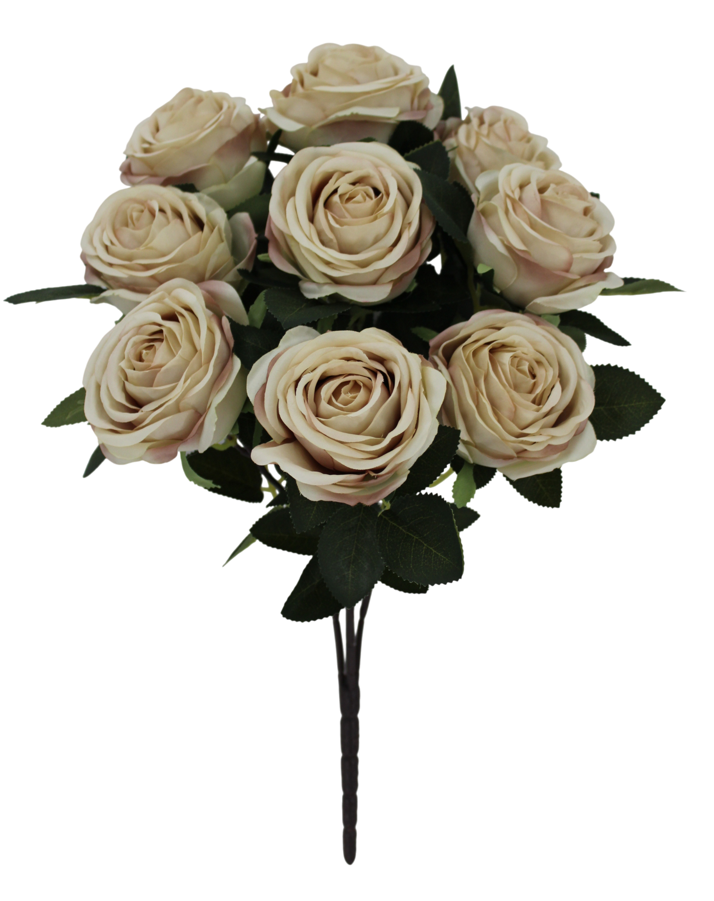 85694-TAUPE | 19" | ROSE BUSH X9 | TAUPE