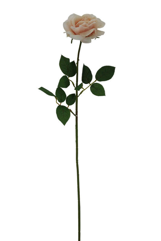 85708-PH | 27.5" | SOFT TOUCH ROSE STEM | PEACH