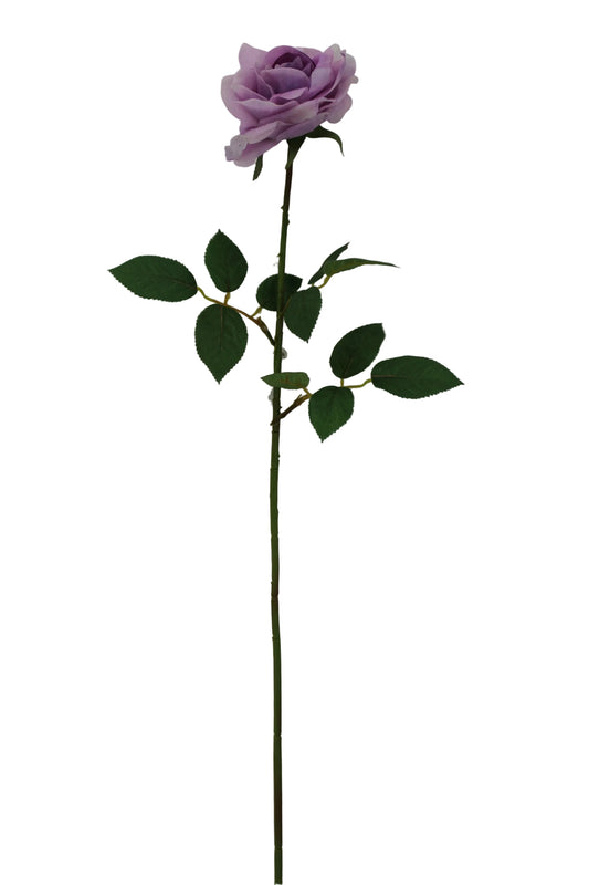 85708-PU | 27.5" | SOFT TOUCH ROSE STEM | PURPLE