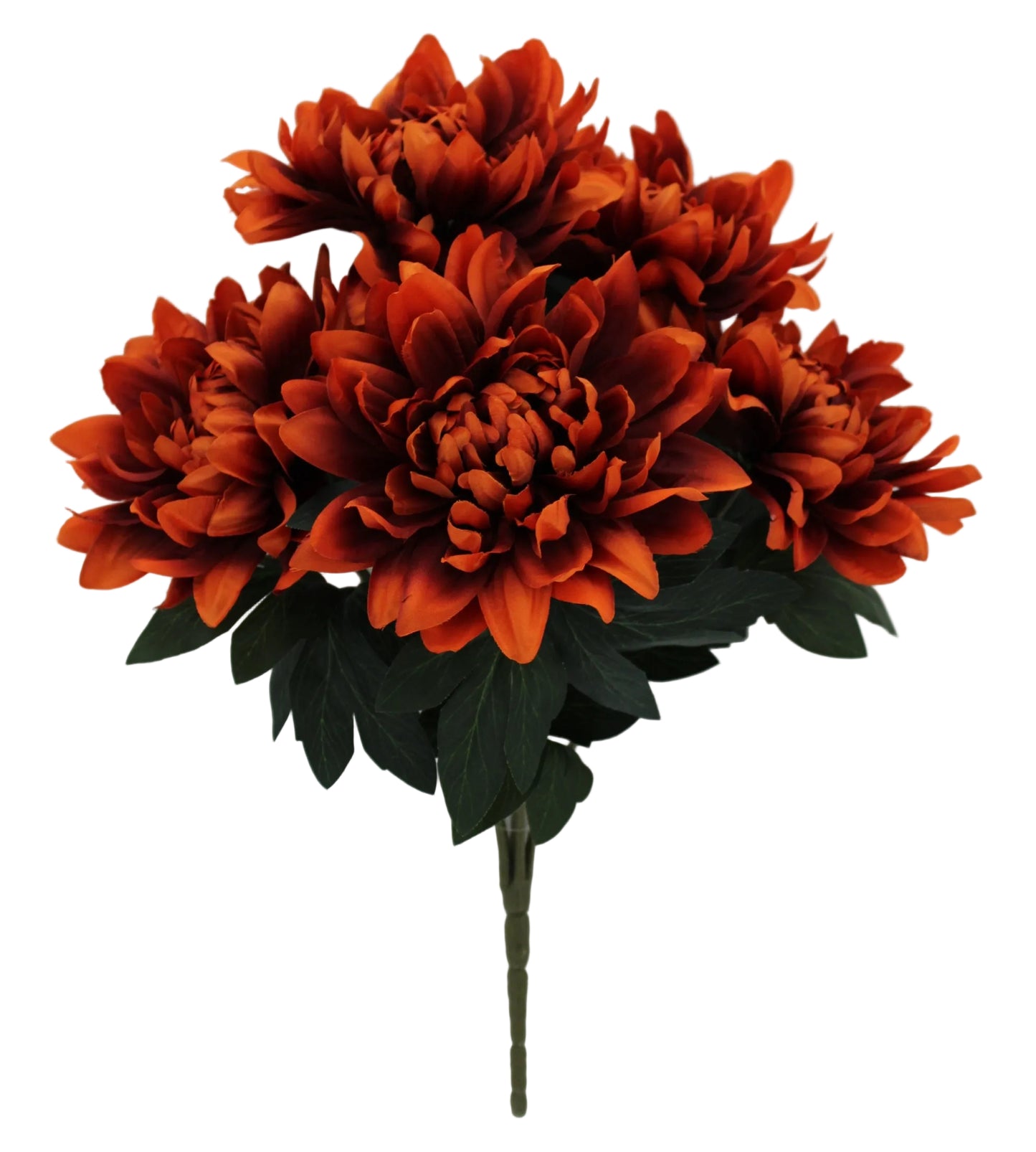 85746-RUST | 18" | DAHLIA BUSH X5 | RUST