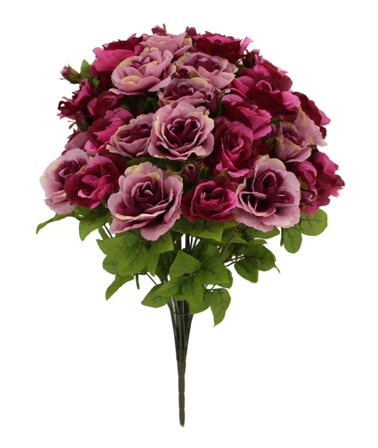85890-PKMV | 26" | ROSE BUSH X36 | PINK/MAUVE