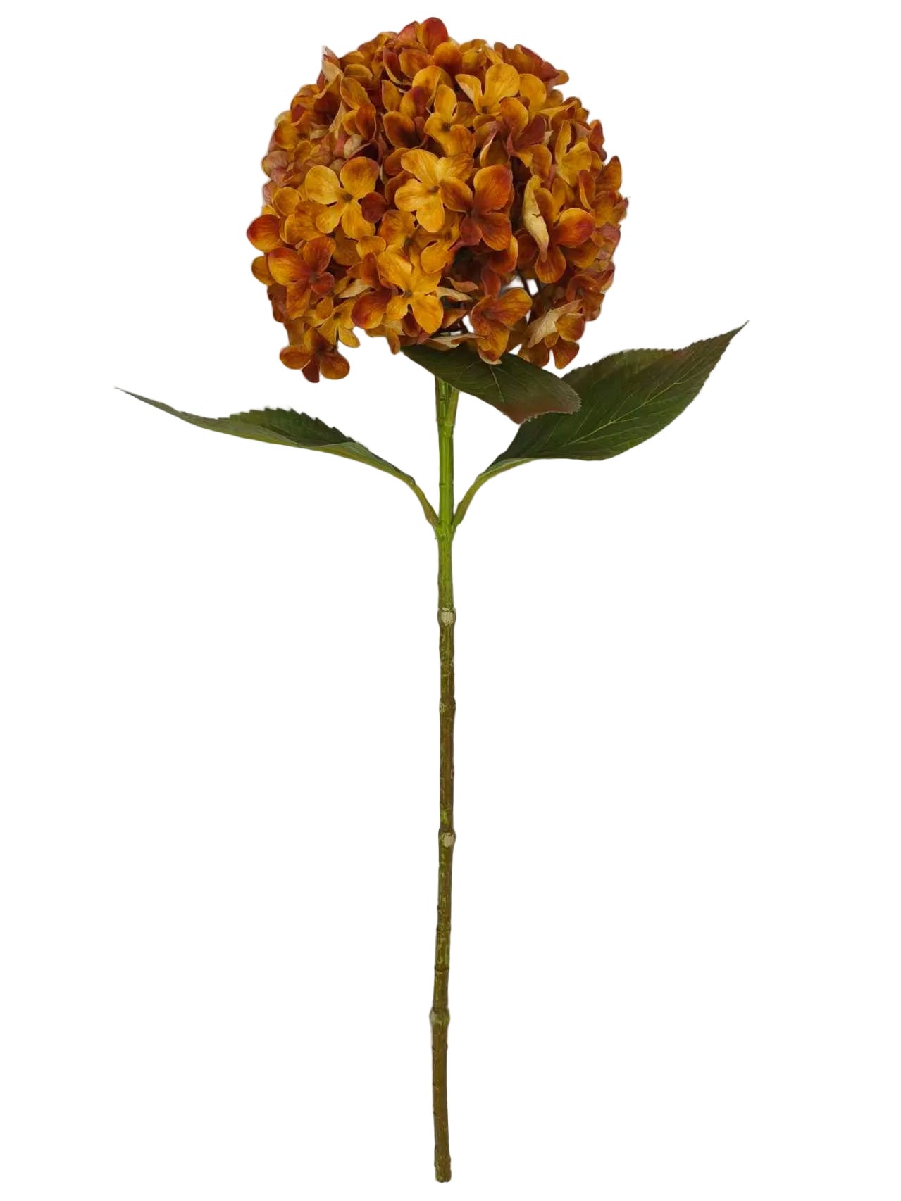 85991-OR | 27" | SINGLE HYDRANGEA SPRAY | ORANGE
