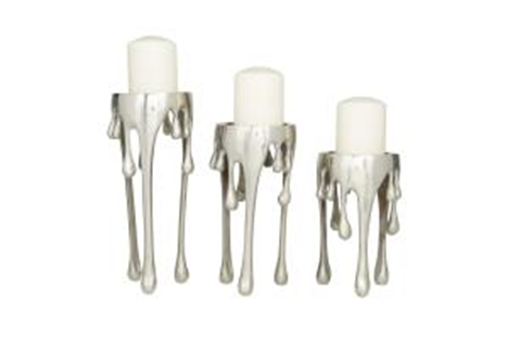 89929 S/3 Candle Holder Set - A&B Wholesale Market Inc