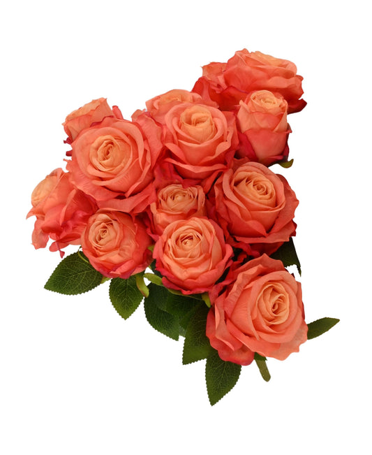 FN171844 |  20"L |  Fabric Rose/Rose Bud Bush |  Talisman - A&B Wholesale Market Inc