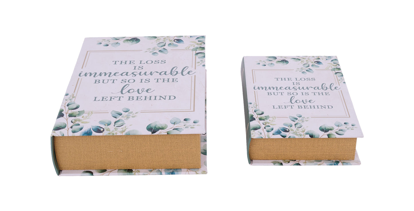 AW0284 | 9.5"H-11.75"H |  Immeasurable Book Box |  2Pcs/Set