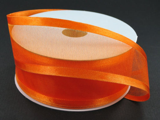 900809-19A  | 1.5" | ORANGE | SATIN EDGE SHEER | 100Y