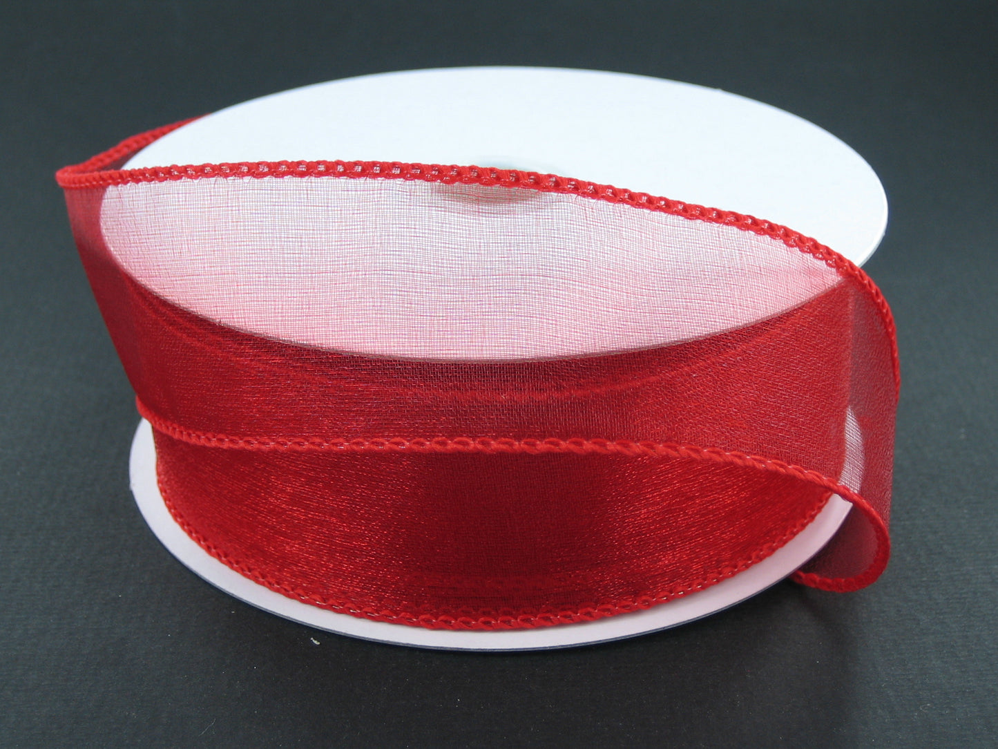 903409-12 | 1.5" | Wired Sheer | Red | 25yds