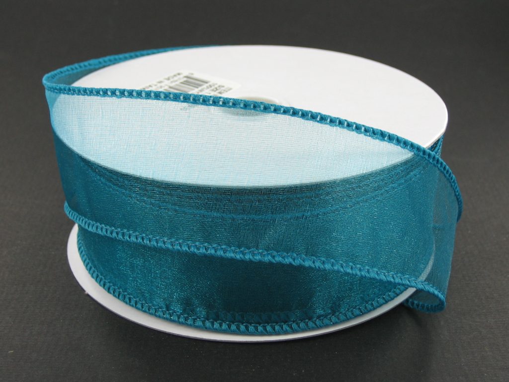 903409-33 | 1.5" | WIRED SHEER | TEAL | 25YDS