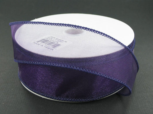 903409-36 | 1.5" | WIRED SHEER | EGGPLANT | 25YDS