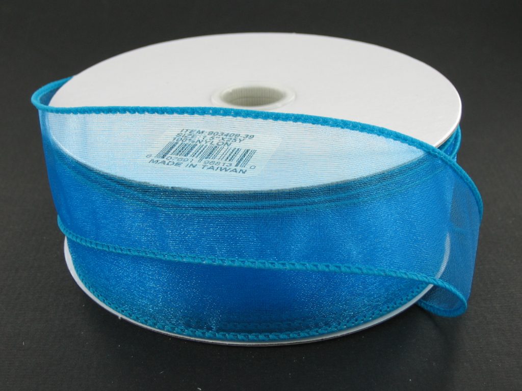 903409-39 | 1.5" | WIRED SHEER | TURQUOISE | 25YDS