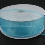 903409-45C Wired Sheer Aqua Blue - A&B Wholesale Market Inc