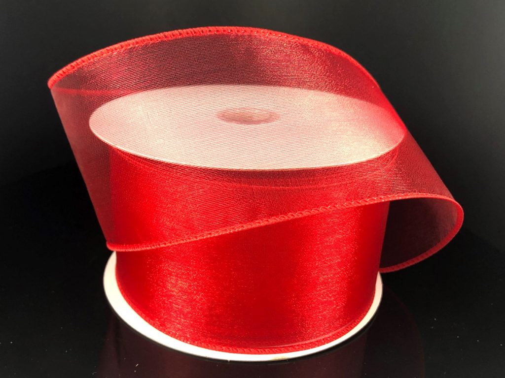 903440-12C Wired Sheer Red 25 Yd - A&B Wholesale Market Inc