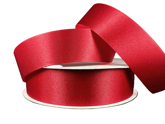 921009-13 | 1.5" | STIFF SUPER SATIN  | DEEP RED | 100YDS