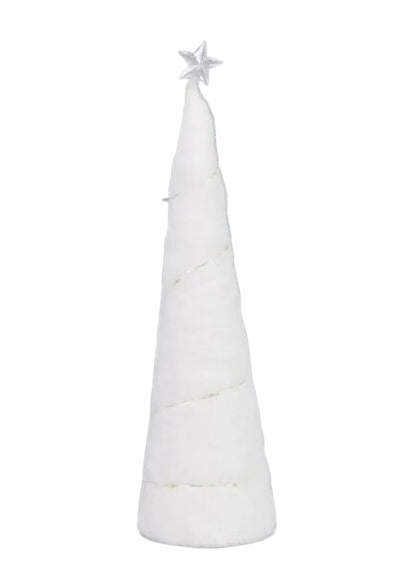 92118 | FABRIC CHRISTMAS TREE W/LED | 2 ASST. COLORS