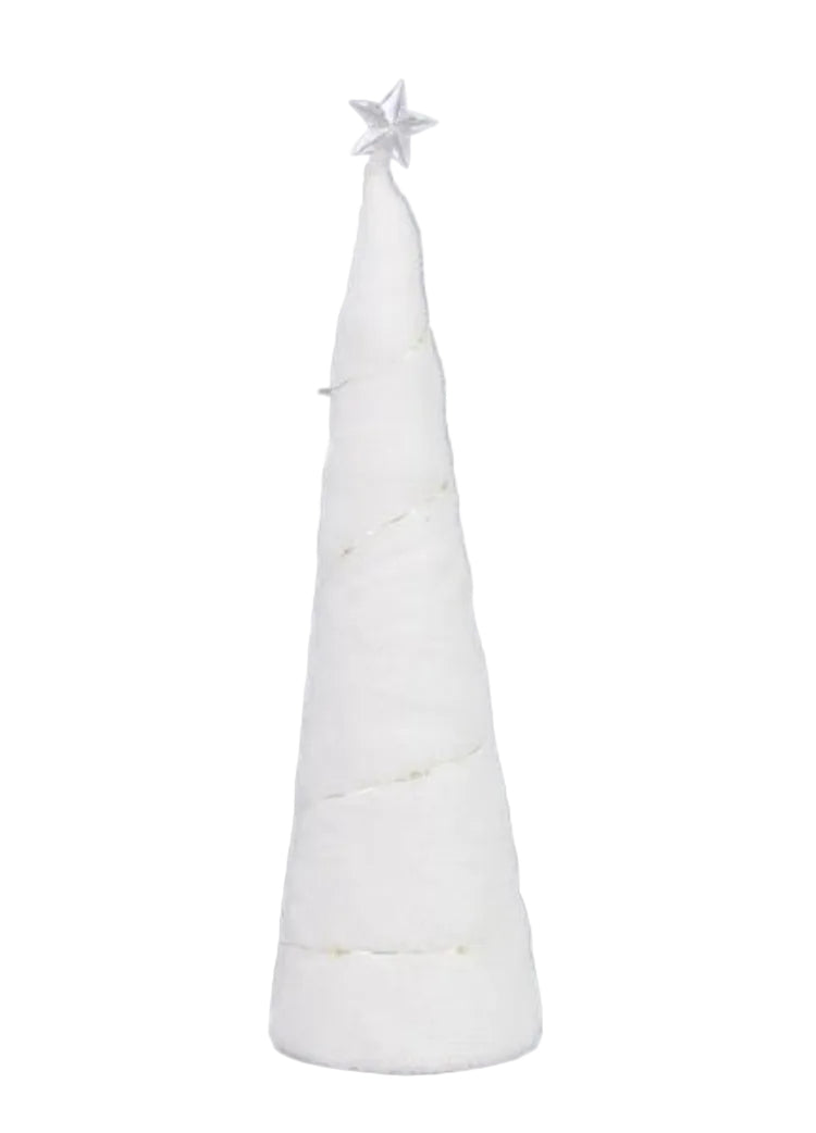 92119 | Fabric Christmas Tree w/Star Tree Topper & LED | 2 Asst. Colors