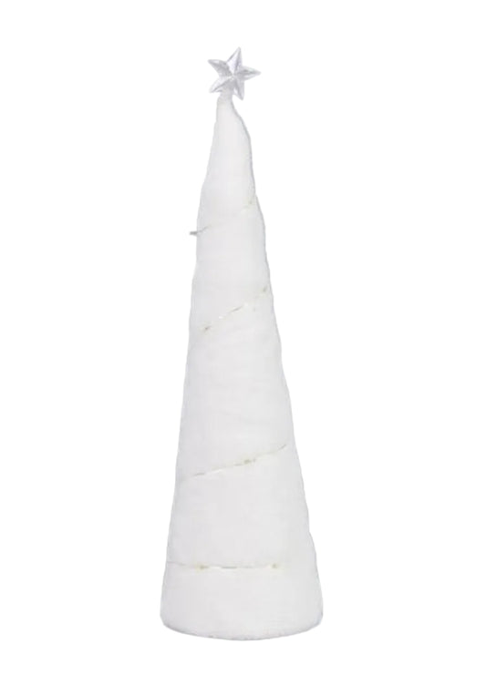 92119 | Fabric Christmas Tree w/Star Tree Topper & LED | 2 Asst. Colors