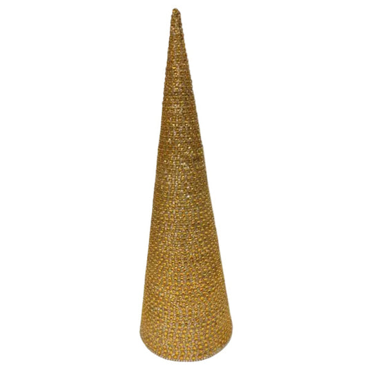 94110 | Beaded Cone Tree | Gold