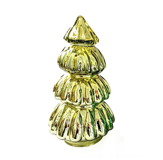 94368ASST | GLASS CHRISTMAS TREE | 3 ASST. COLORS | 1 EA.