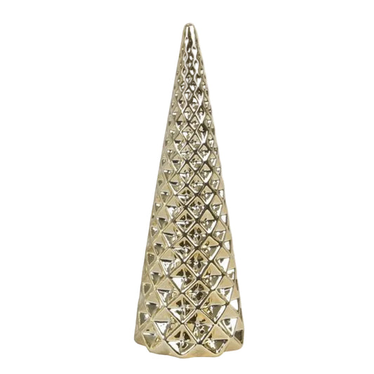 94863 | Ceramic Gold Chritmas Tree