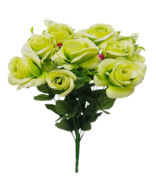 95270 | OPEN ROSE X12 | GREEN